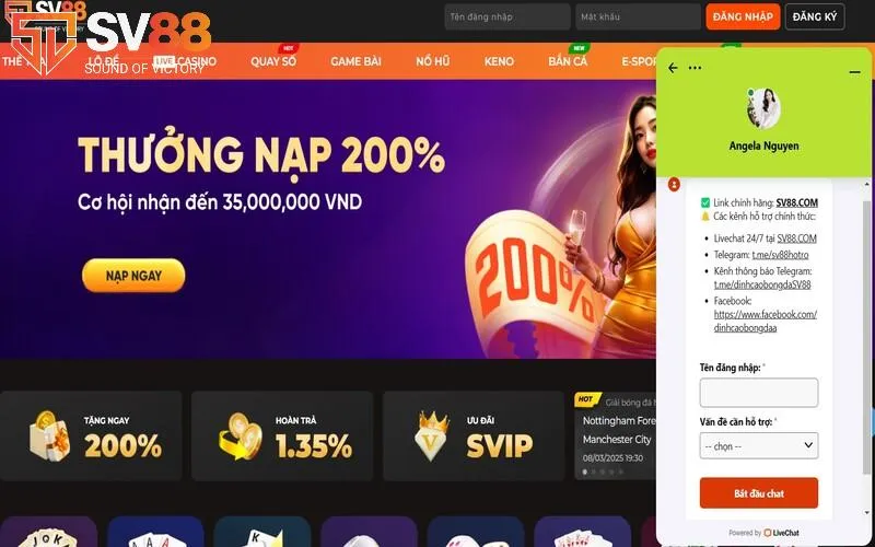 Liên Hệ 4 Nhận sự hỗ trợ qua kênh chat tự động