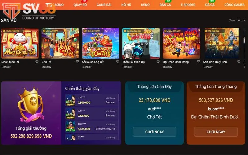 Code Sv88 2 Tham gia cá cược ở các sảnh chơi để tích điểm thưởng