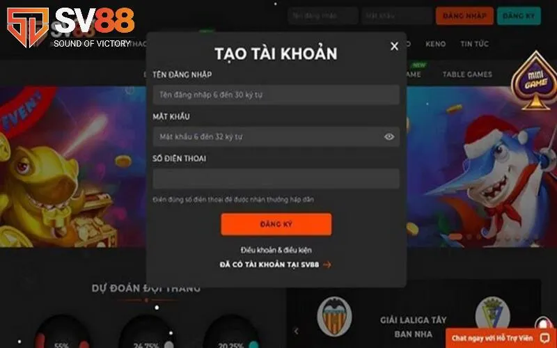 Liên Hệ 2 Câu hỏi khi đăng ký tài khoản chơi Sv88